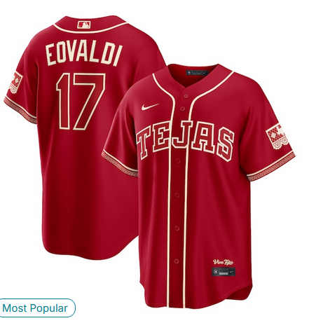 Men Texas Rangers #17 Eovaldi red Nike 2026 MLB City Connect Jersey->->MLB Jersey